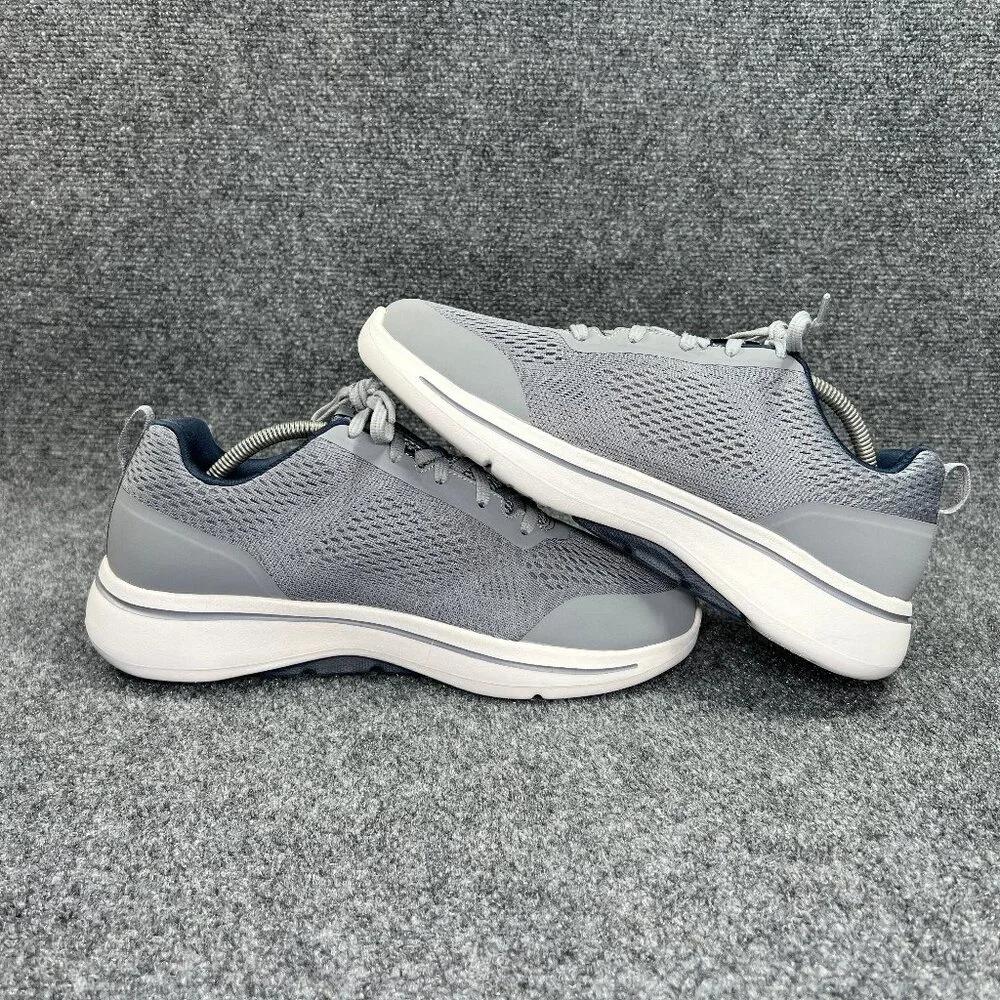 Skechers Go‎ Walk Arch Fit Athletic Shoes Men's Size 9.5EE Grey Walking Training